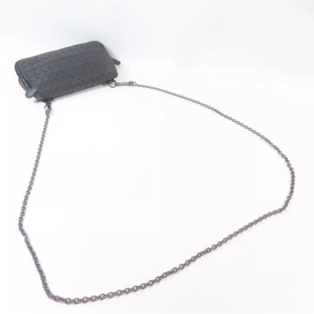 LEATHER BOTTEGA VENETA CROSSBODY EXPANDABLE PURSE - Picture 4 of 14